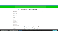 Desktop Screenshot of divorceoumonop.com